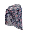 thumbnail image 1 of Jygee Beach Sarong Coverups Traje de baño Wrap Traje de baño Falda Protección Solar Ropa de Gasa con Corbata Abierta Ajustable Traje de baño para Exteriores,Flor azul, 1 of 4