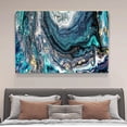 thumbnail image 4 of Póster de lienzo con arte abstracto dinámico del río, decoración para dormitorio, paisaje deportivo, decoración para oficina, regalo, estilo marco, 16 x 24 pulgadas (40 x 60 cm), 4 of 8
