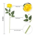 thumbnail image 7 of TETOU Yellow Rose 10pcs Artificial Rose Flower Silk Roses Real Touch for Party Bridal Bouquet Wedding Centerpiece Decor, 7 of 7