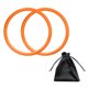 thumbnail image 3 of 2 bandas para rótula y rodilla, correa de soporte para tendón rotuliano y estabilizador de rótula (naranja), 3 of 4