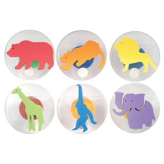 Colorations Easy-Grip Stampers, Animals - Set of 14