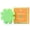 Fresh Tangerine, variant on Body Buffer Scrubber Eucalyptus Mint Bath Shower Loofah for Men Women