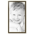 thumbnail image 2 of ArtToFrames 24" x 45" Black Panel With Gold Lip Picture Frame, 24x45 inch Multi Wood Poster Frame (WOM-5092),  Pack, 2 of 7