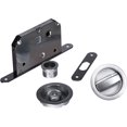 thumbnail image 3 of Kit con cerradura para puertas correderas de cromo satinado JAMW Sencillez, 3 of 4