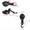 thumbnail image 2 of Universal Car SUV Windshield Suction Cup Hook Handbag Flashlight Portable Window Sucker Hanger with Snap Hooks Round, 2 of 9