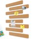 thumbnail image 4 of Tablero de alfileres de fieltro para niños Tiras de tablones de anuncios Azulejos para tableros sin daños en la pared como decoración de oficina en el aula, paquete de 20, camello, 4 of 5