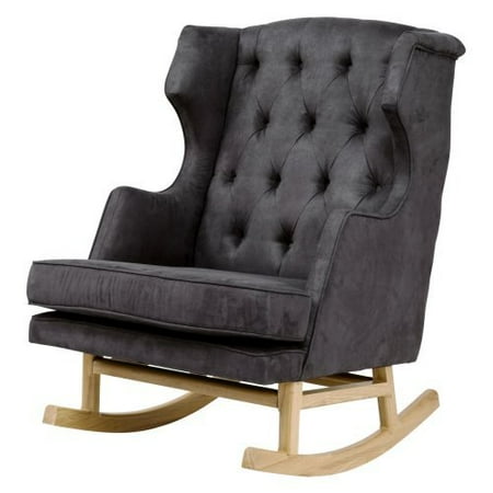 Nurseryworks Empire Rocker - Slate/Light Legs
