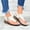 White, variant on Dvkptbk Women's Sandals Comfortable Flip Flops for Women with Arch Support Summer Casual Wedge Sandals Shoes Casual ummer