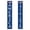 F, variant on 250th Anniversary USA Flag for 4th of July, Set of 2 Vertical Star and Stripe Door Decorations for Independence Day and Memorial Day, 71x12in