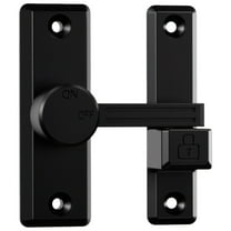 90/180 Degree Universal Barn Door Lock Latch, Aluminum Alloy Home Security Door Lock with Screws, Slide Lock for Sliding Doors