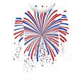 thumbnail image 4 of American Flag Printed Tee Shirts for Womens Summer Round Neck Tops 3/4 Length Sleeve T Shirts Slim Fitted Tunic Blouses Pullover Sweater Blouses Dressy CaUSAl Tunics Going Out Clothes, 4 of 5