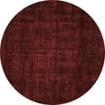 thumbnail image 1 of Ahgly Company Indoor Round Abstract Red Modern Area Rugs, 8' Round, 1 of 4