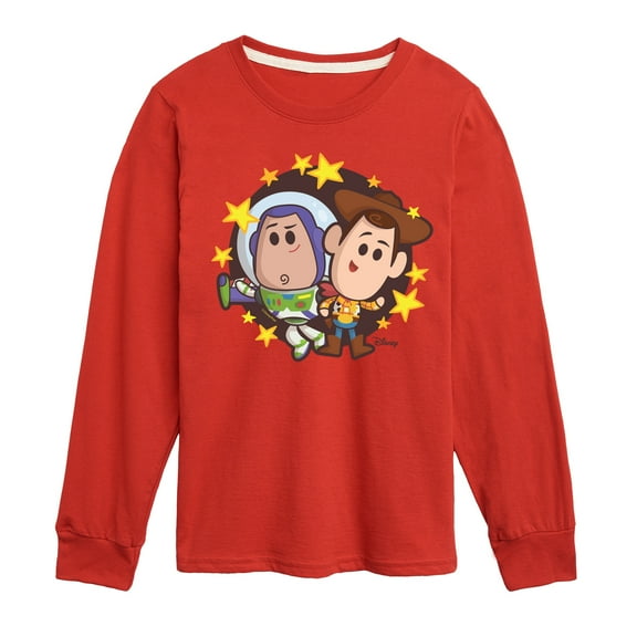 Disney's Toy Story - Buzz And Woody - Toddler & Youth Long Sleeve Graphic T-Shirt
