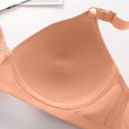 thumbnail image 5 of Bigersell Bras for Women Full-Coverage Sale Women's Sports Bras Plus Size Bras for Women Sticky Bra Style R-504 Ladies Bras Sports Bras Big Girls Seamless Bra Hook & Eye Bra Closure Beige 42, 5 of 7