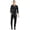 Black, variant on 2 Piece Tracksuits For Women Jogging Casual Sweatsuits Jogger Outfit Long Sleeve with Pocket Black XL