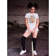 thumbnail image 2 of Get Outside. Groovy Style T-Shirt Women -Image by Shutterstock, Female Small, 2 of 4