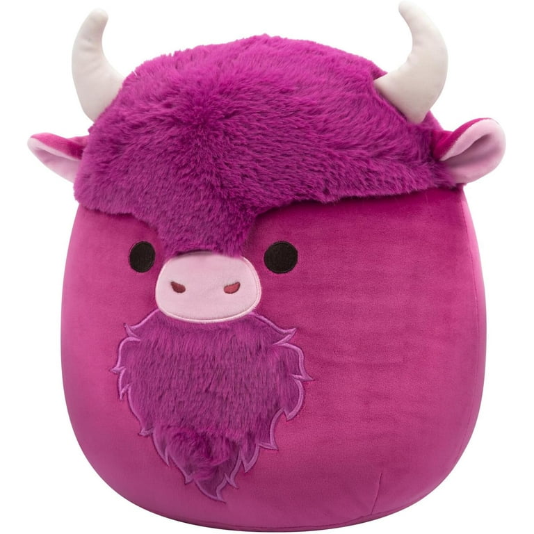 Squishmallows Original 12-Inch Dave Plum Bison - Official Jazwares