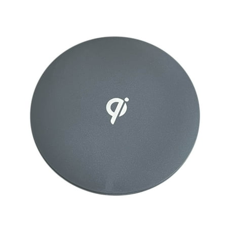 Cell Phone Wireless Chargers Magnetic Wireless Charger Wireless Fast Charger 15W Fast Charging Wireless Charger Desktop Round Wireless Fast Charging Charger Pad Apply To All Mobile Phones Black