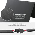 thumbnail image 4 of PRZL 4 Pannel Folding Exercise Mat, 2 Inch Thick Gymnastics Mat 8’x4’, Gym Mat with Carrying Handles for MMA Yoga Stretching Gymnastics and Home Gym（Black）, 4 of 6
