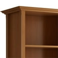 thumbnail image 3 of Trent Home 5 Shelf Solid Wood Bookcase in Light Golden Brown, 3 of 6