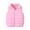 Pink, variant on Ruyang Kids Boys Girls Quilted Puffer Vest Lightweight Sleeveless Zip Up Down Jacket Fall Winter Warm Soft Mock Neck Coat