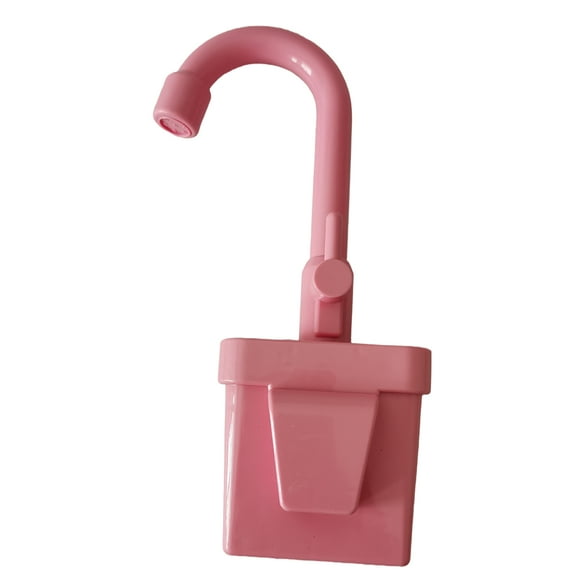 VONKY Water-saving Faucet Accessories For Kids Play Sink Toy Plastic Toy Faucet Play Kitchen Sink pink