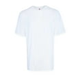 thumbnail image 2 of Hanes Men’s Tall 100% Cotton Crew Neck Undershirts, Tagless, Ultra Comfort, Large Tall, White - 5 Pack, 2 of 4