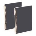 thumbnail image 2 of Haosy Space Gray Notebooks 1-subject Journal 60 Sheets A5 College Ruled Paper Detachable Ring 8.3"x5.7", 2 of 8