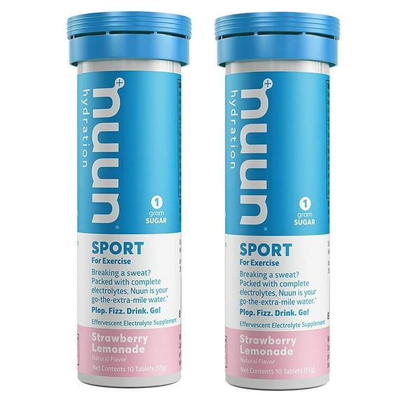 Nuun Sport Hydration & Electrolyte Replacement Tablets - Strawberry Lemonade Size: 2-Pack