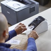 Brother QL-800 High-Speed Professional Label Printer, Black & Red Printing