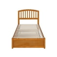 thumbnail image 2 of Lucia Twin XL Platform Bed with Panel Footboard & TXL Trundle in Light Toffee, 2 of 5