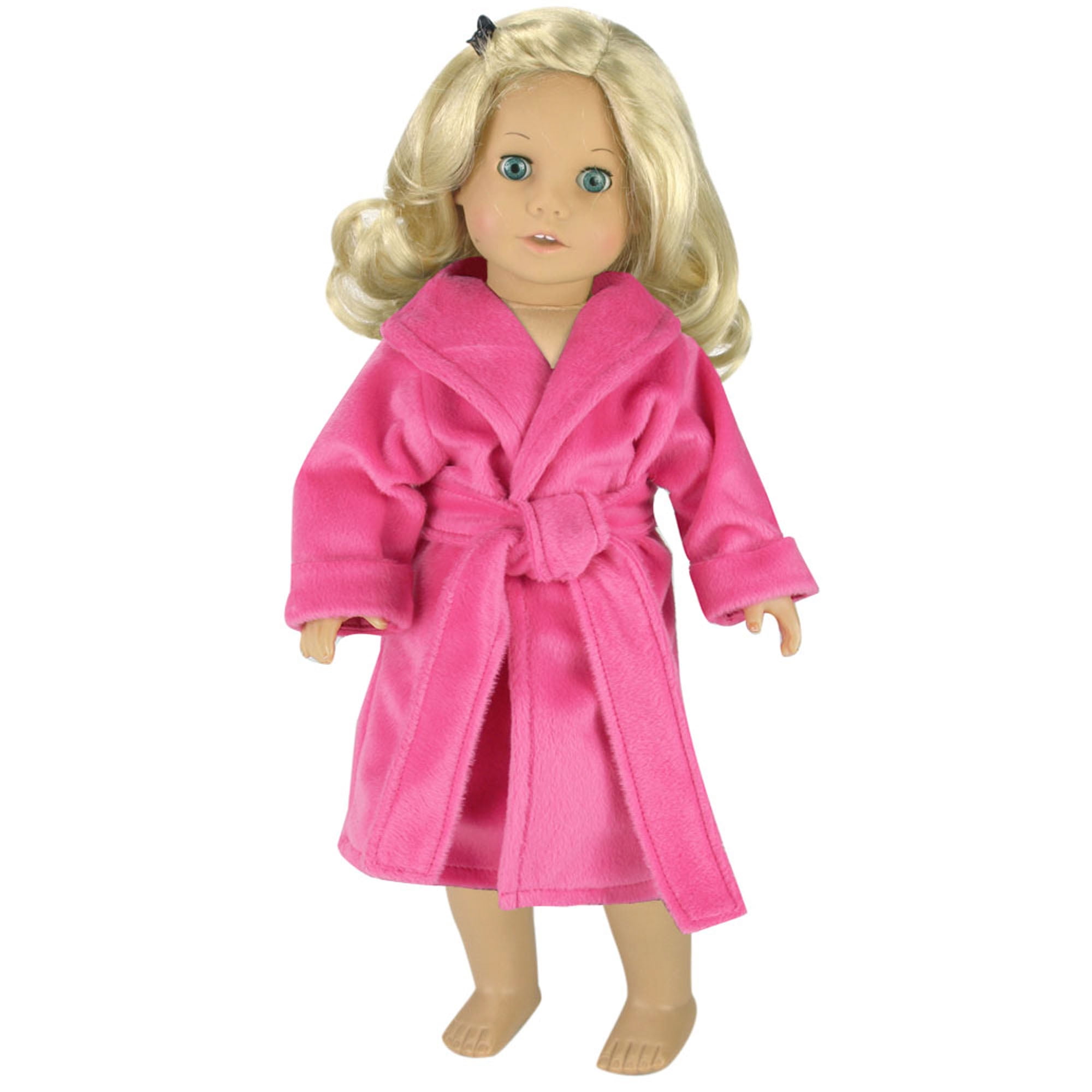 Sophia’s Soft Robe for 18” Dolls, Hot Pink