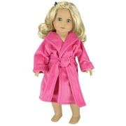 Sophia's Soft Robe for 18â€ Dolls, Hot Pink