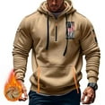 thumbnail image 2 of Mens Sweat Shirts Long Sleeve Men Button Up Mens Zipper Sweatshirt Cropped Sweatshirt Clearance Items Under 10 Dollars, 2 of 4