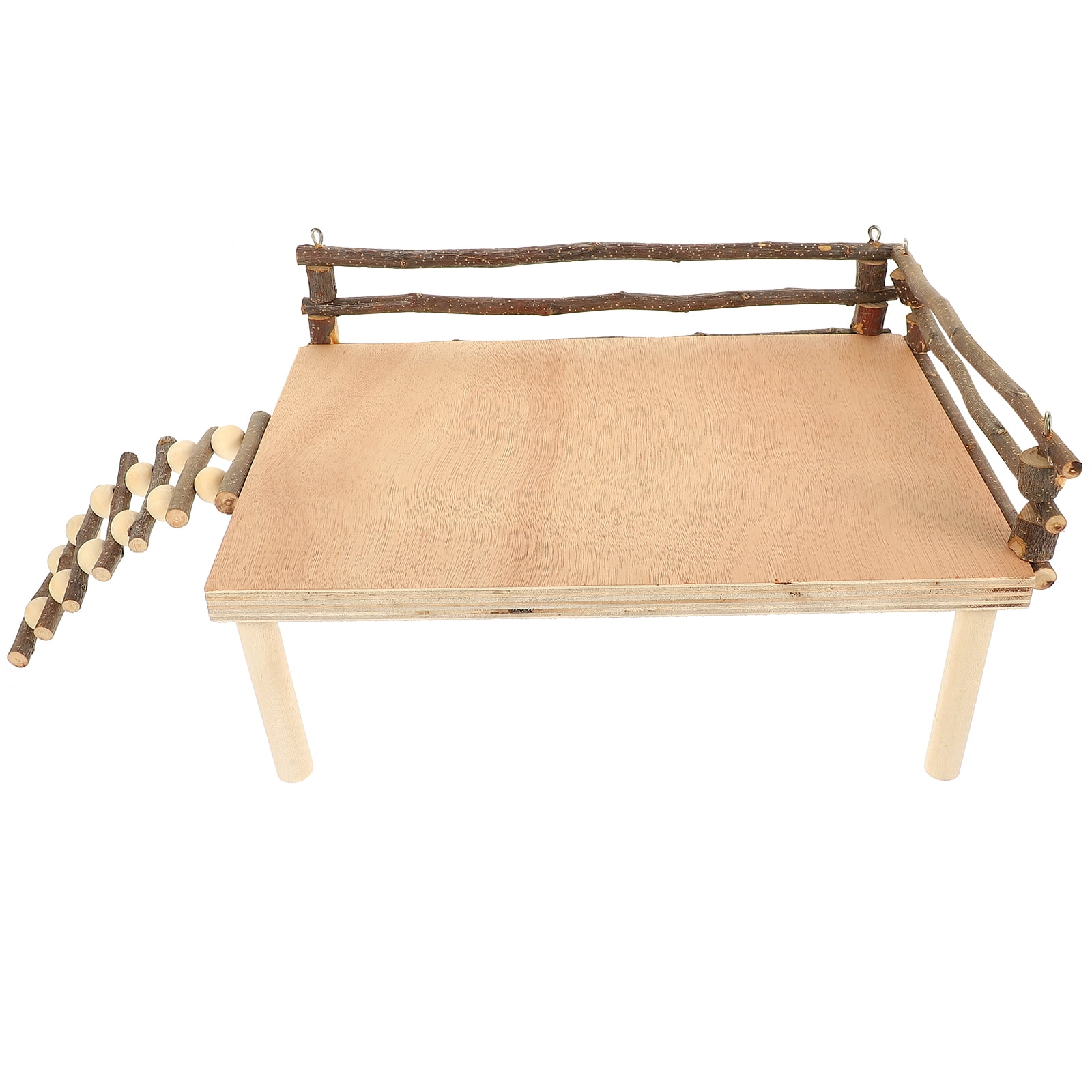Sipeihong Wooden Hamster Platform Hamster Climbing Platform Guinea Pig Platform Small Pets Ladder Toy