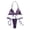 Purple, variant on Levmjia Women Lace Lingerie Set Halter Neck Adjustable Tie Straps Sheer Two Piece Soft Lightweight Outfit Honeymoon Anniversary Private Bedroom Romantic Night