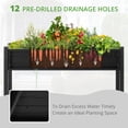 thumbnail image 4 of Carolayne Vertical Planter Stand with Shelf, Outdoor Raised Garden Bed for Garden, Black, 4 of 8