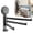 Grey, variant on Suction Cup Kitchen Rag Holder, Window Sill Multi Rod Rotatable Drainer Storage Rack, Wall Mounted Towel Rack Swivel Towel Bar