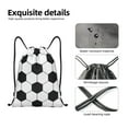 thumbnail image 4 of Bingfone Soccer Ball Drawstrings Backpacks Bags for Men Women Gym Drawstrings Bag-Small, 4 of 6