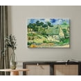 thumbnail image 2 of wall26 Canvas Print Wall Art Couple Walking &amp; Crescent Moon by Master Artist Vincent Van Gogh Nature Wilderness Illustrations Fine Art Relax/Calm Multicolor for Living Room, Bedroom, Office - 16&, 2 of 5