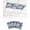 Navy, Indigo, White, variant on 3 Pack Fluorescent Light Cover for Ceiling Lights, Blue Coral Coastal Magnetic Classroom Light Filters 4x2 Feet, Summer Nautical Ocean Beach Decorative Ceiling Shade Panel for Office