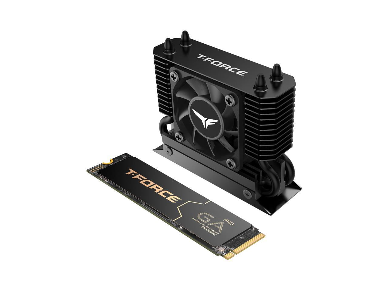 Team Group T-FORCE GA PRO M.2 2280 8TB PCIe Gen5.0x4 with DRAM CACHE with NVMe 3D NAND Internal Solid State Drive (SSD) TM8FGL008TTC133