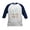 Navy/White, variant on CafePress - Hike More Work Less Baseball Jersey - Kids Cotton Baseball Jersey, 3/4 Sleeve Shirt
