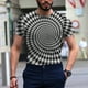 RXIRUCGD Men's Shirts Unisex Daily T Shirt Print Graphic Prints Animal Print Long Sleeve Tops Casual Bloue Hommes – image 5 sur 8