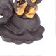 thumbnail image 2 of Backflow Incense Burner Pipa Elephant Purple Sands Gold Drawing Portable Size Stress Relief Insence Waterwall, 2 of 3