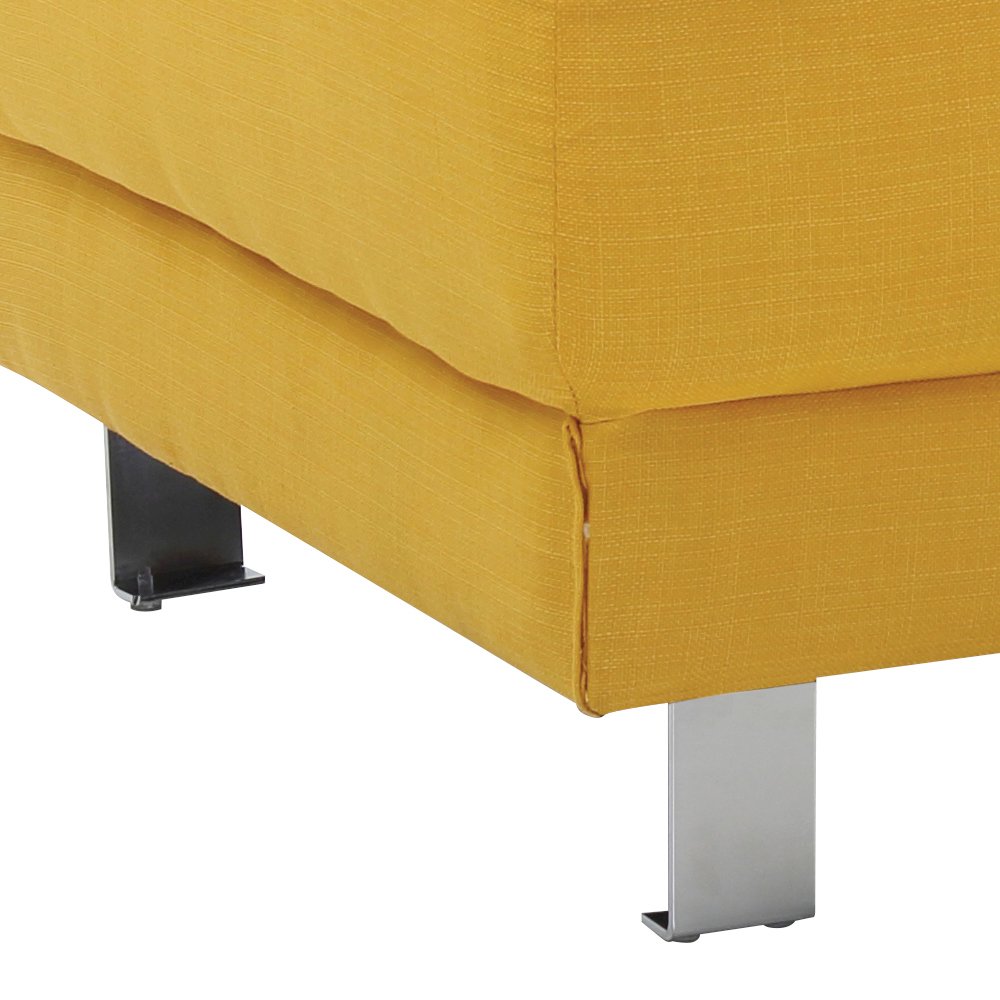 Glory Furniture Riveredge Ottoman in Yellow Color