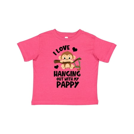 

Inktastic Monkey I Love Hanging out with My Pappy Gift Toddler Boy or Toddler Girl T-Shirt
