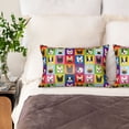 thumbnail image 3 of Pofeuu Colorful Bulldog Print Satin Pillowcase for Hair and Skin Pillow Cases, Silk Pillow Cases, Soft Cooling Pillow Covers, 20x30 Inches（Pillow core not included）, 3 of 7