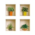 thumbnail image 1 of RKSTN Sticker Sticker 3D Simulation Three-dimensional Vase Wall Sticker,False Window Stickers Of Plants And Flowers household supplies, 1 of 3