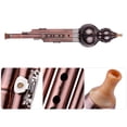 thumbnail image 2 of Flauta de calabaza 3 tonos C-Key Flauta de cucurbitáceas de calabaza Hulusi Aluminio con tubos chapados en cobre Instrumento tradicional chino con nudo chino Estuche para principiantes Amateurs musica Tomshoo Flauta de calabaza, 2 of 5